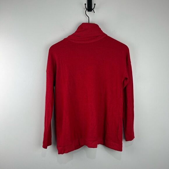 Gibson Petite Red Soft Turtleneck Sweater XS NWT - Picture 6 of 6